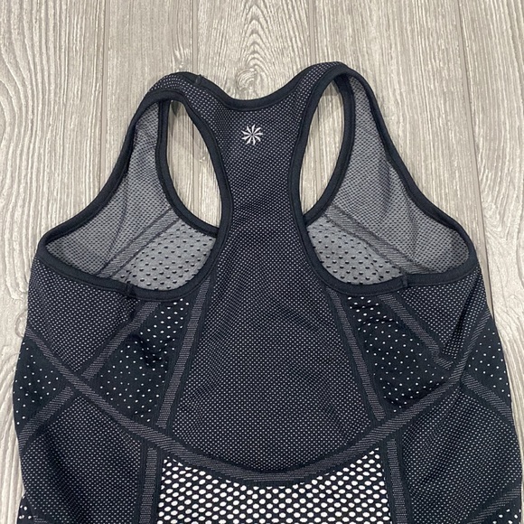 Athleta Black & White Tank Size Medium - Picture 6 of 7